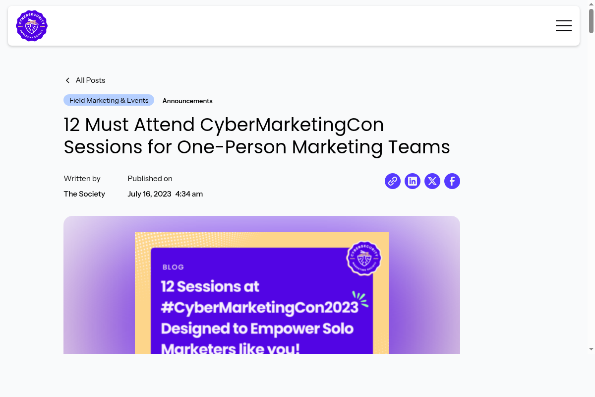 CyberMarketingCon 2023 — Austin