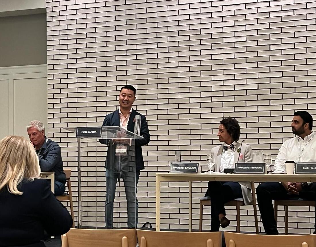 Evin Safdia at executive panel