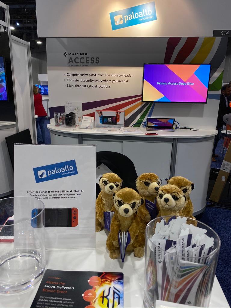 Palo Alto Networks Prisma Access booth at Gartner IOCS 2019 Las Vegas