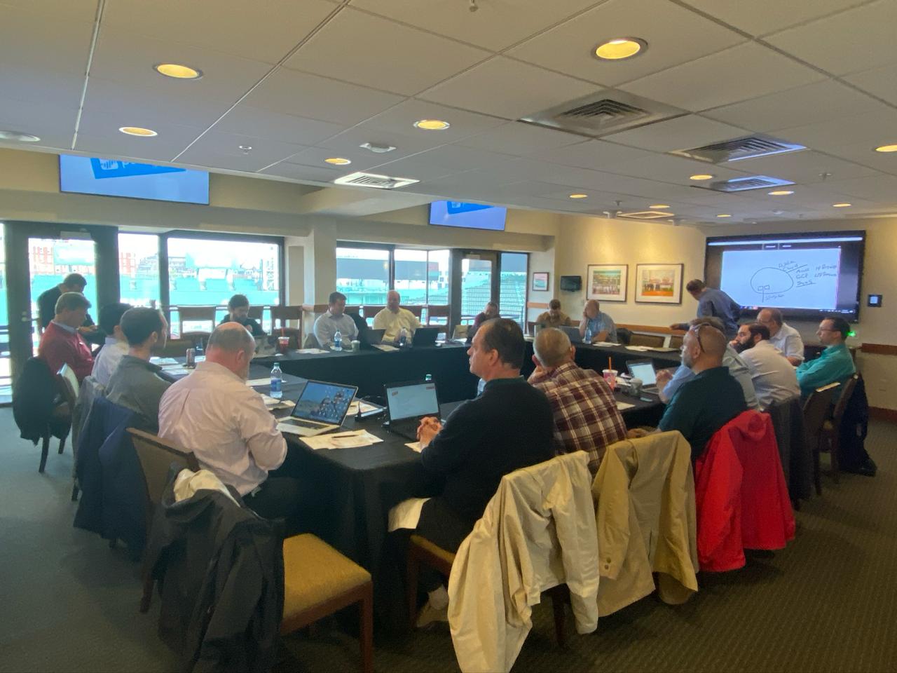 Evin Safdia leading Palo Alto Networks Ultimate Test Drive at Fenway Park, Boston 2019